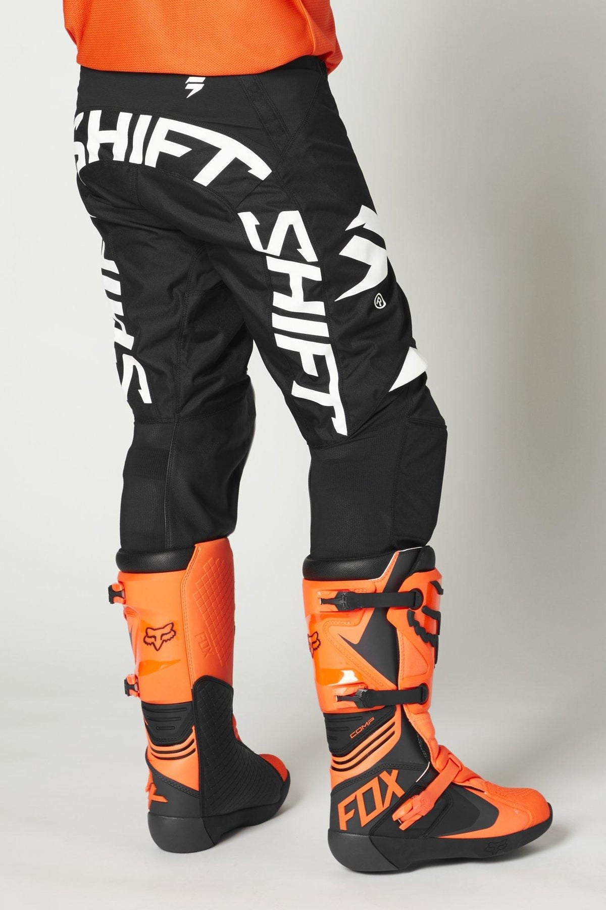 Pantalon Moto Whit3 Label Rokr Negro/Blanco Shift - Rideshop