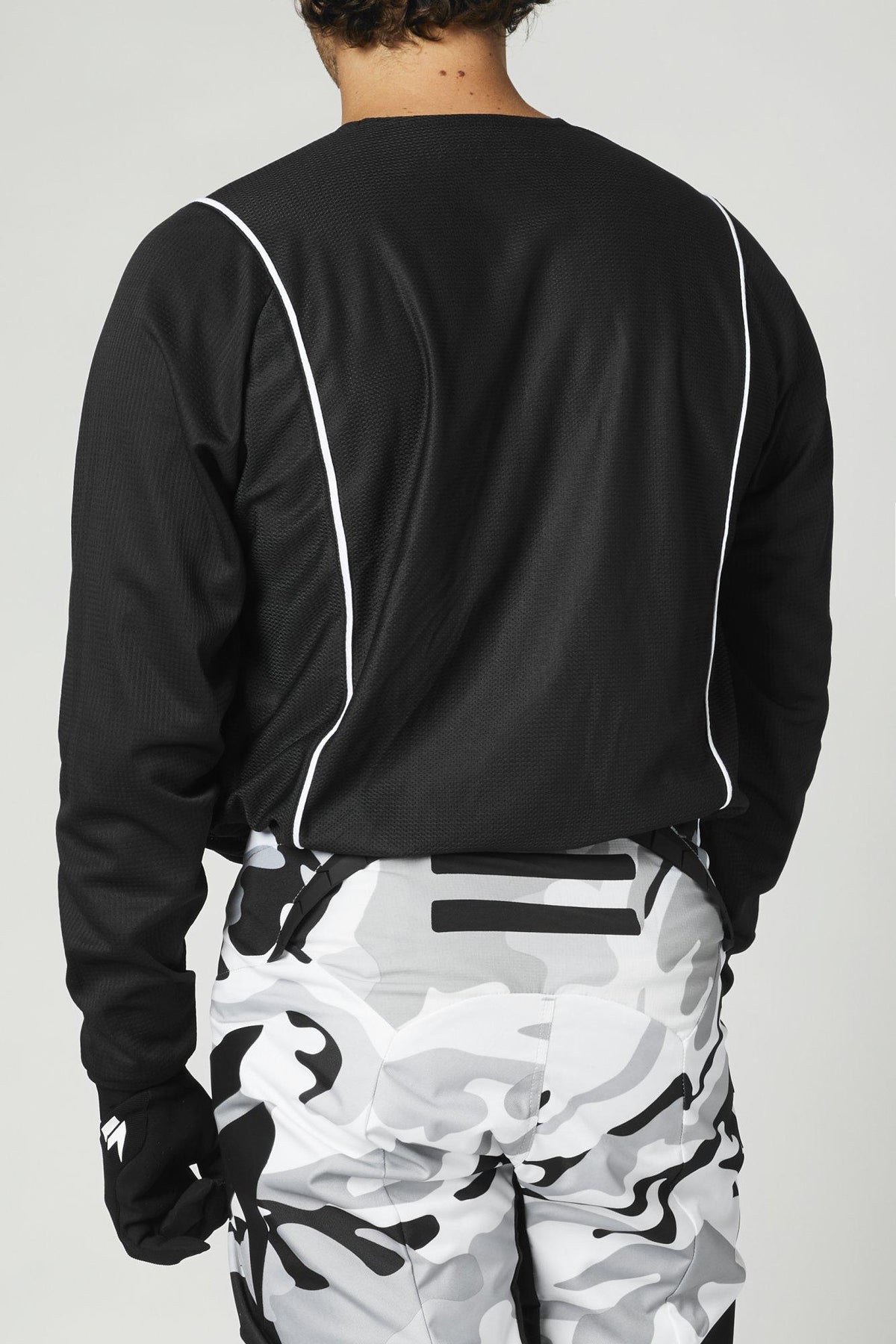 Polera Moto Whit3 Label G.I. Fro Negro Shift - Rideshop