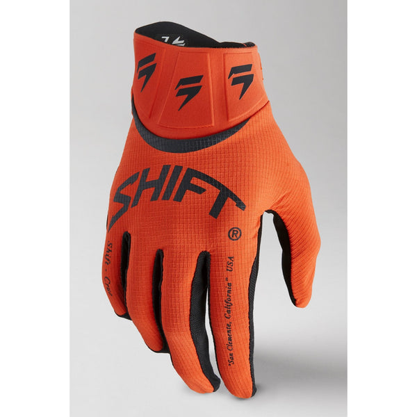 Guantes Moto Niño Whit3 Label Bliss Naranjo Shift - Rideshop