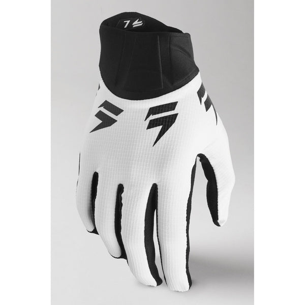 Guantes Moto Whit3 Label Trac Blanco/Negro Shift - Rideshop