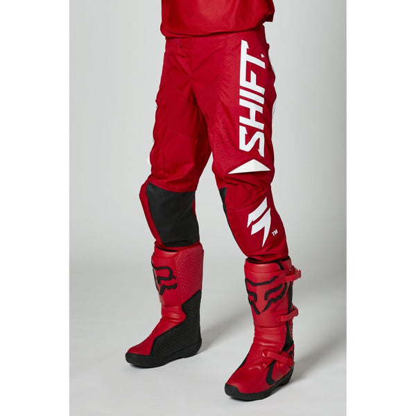 Pantalon Moto Whit3 Label Trac Rojo Shift - Rideshop