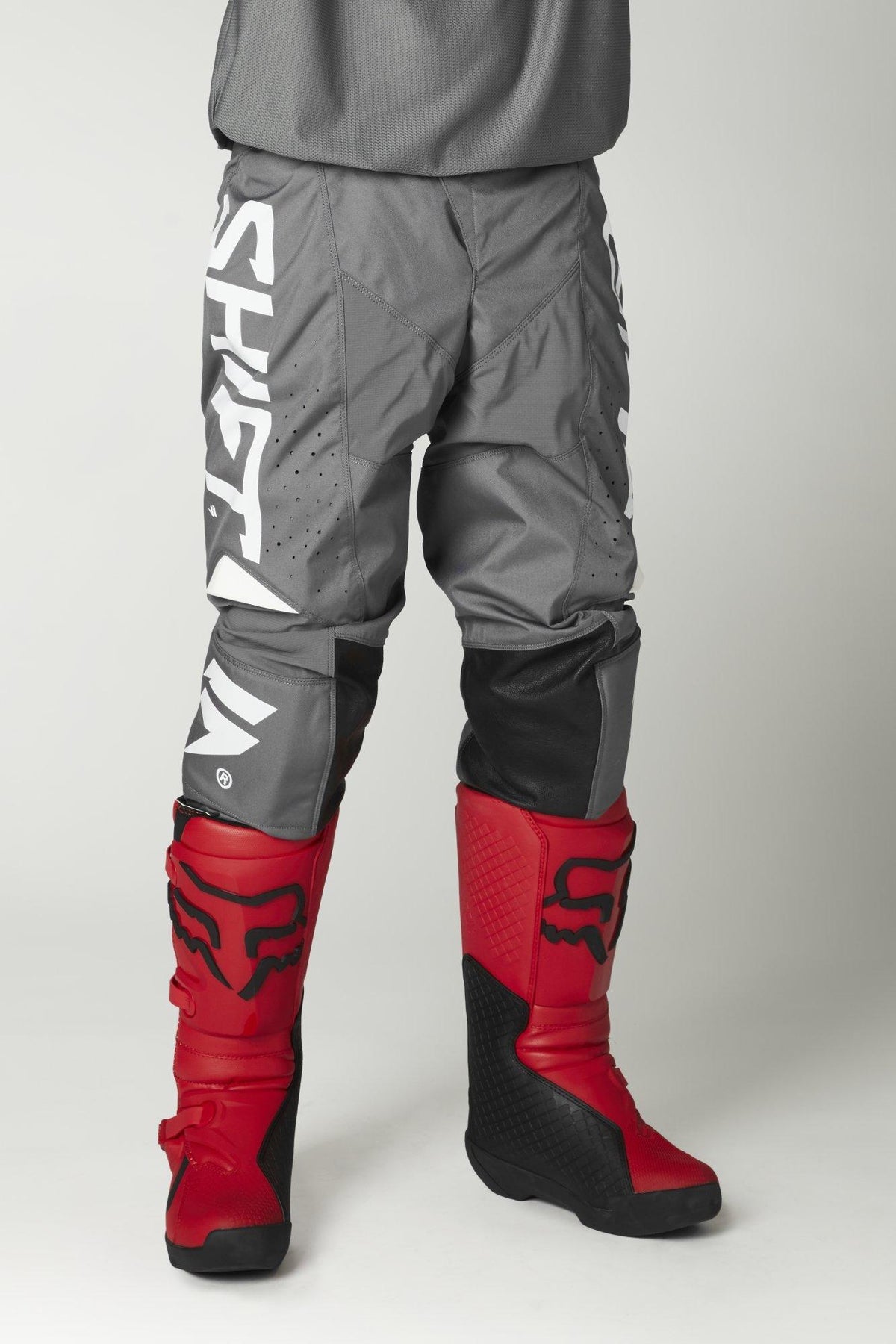 Pantalon Moto Whit3 Label Trac Gris/Blanco Shift - Rideshop