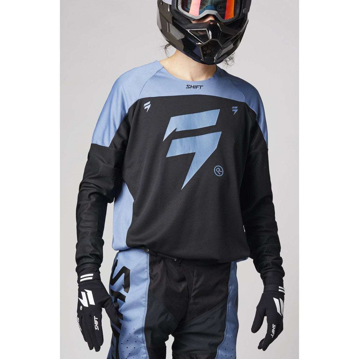 Polera Moto Whit3 Label Trac Grafito Shift - Rideshop
