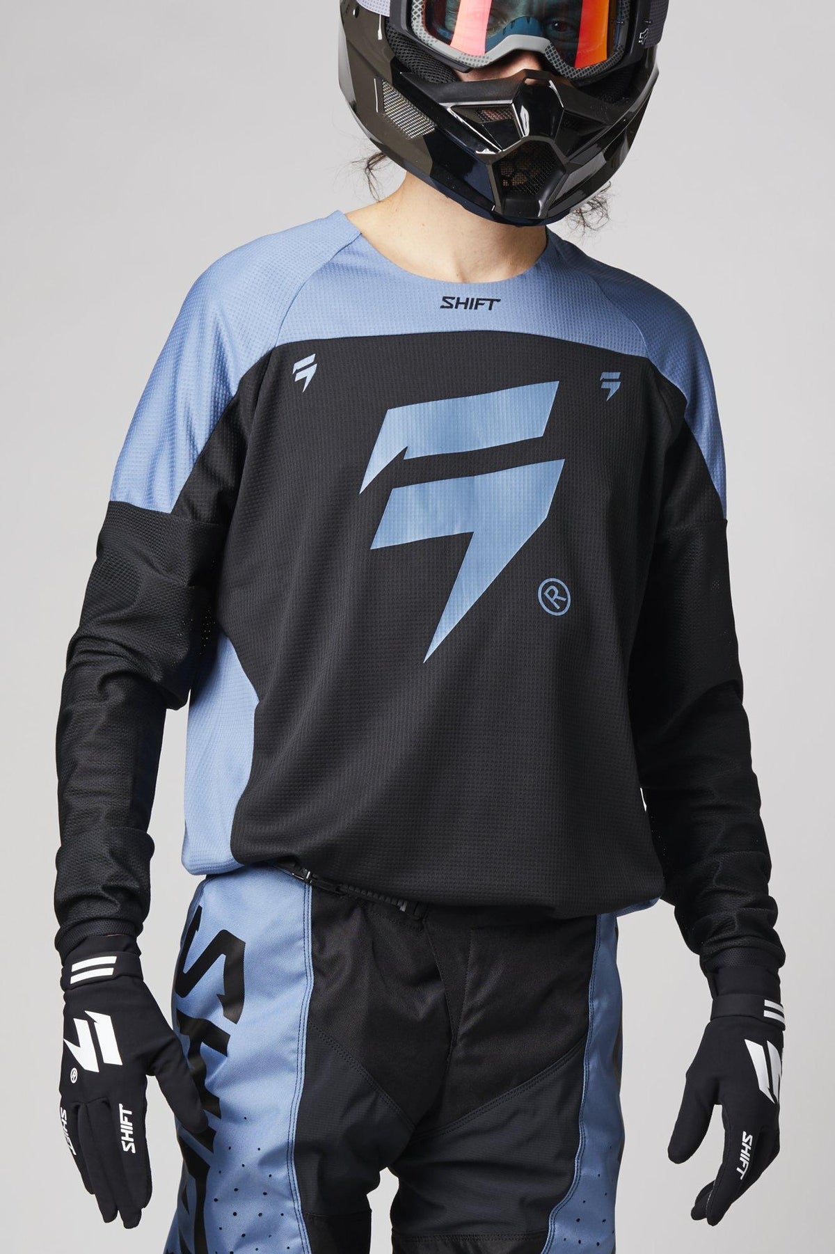 Polera Moto Whit3 Label Trac Grafito Shift - Rideshop