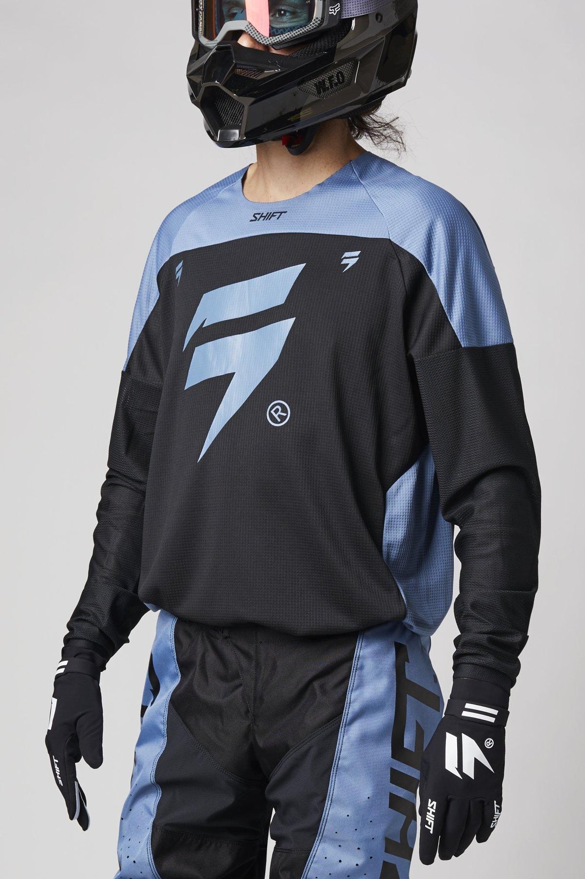 Polera Moto Whit3 Label Trac Grafito Shift - Rideshop