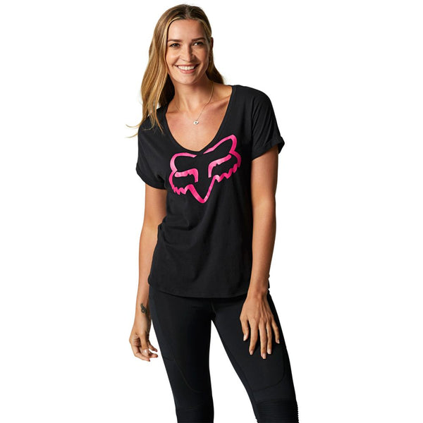 FOX Polera Lifestyle Mujer Boundary SS Negro - Rideshop