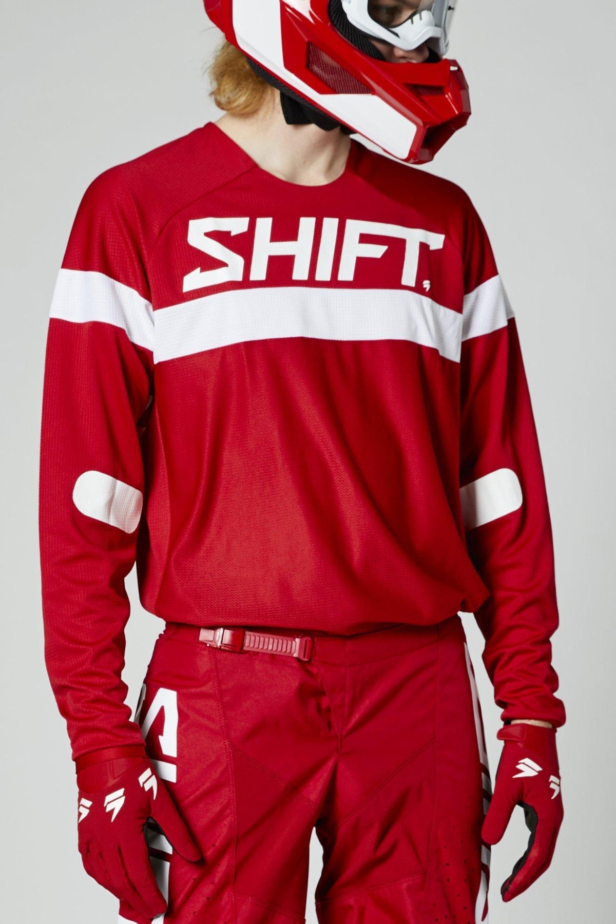 Polera Moto Whit3 Label Haut Rojo Shift - Rideshop