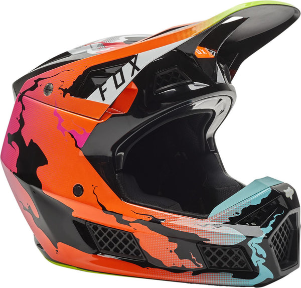 Casco Moto V3 Rs Pyre Multicolor Fox