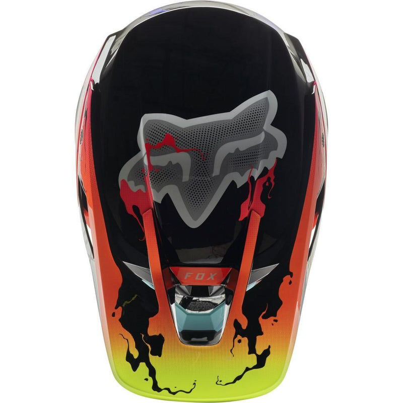 Casco Moto V3 Rs Pyre Multicolor Fox Racing - Rideshop