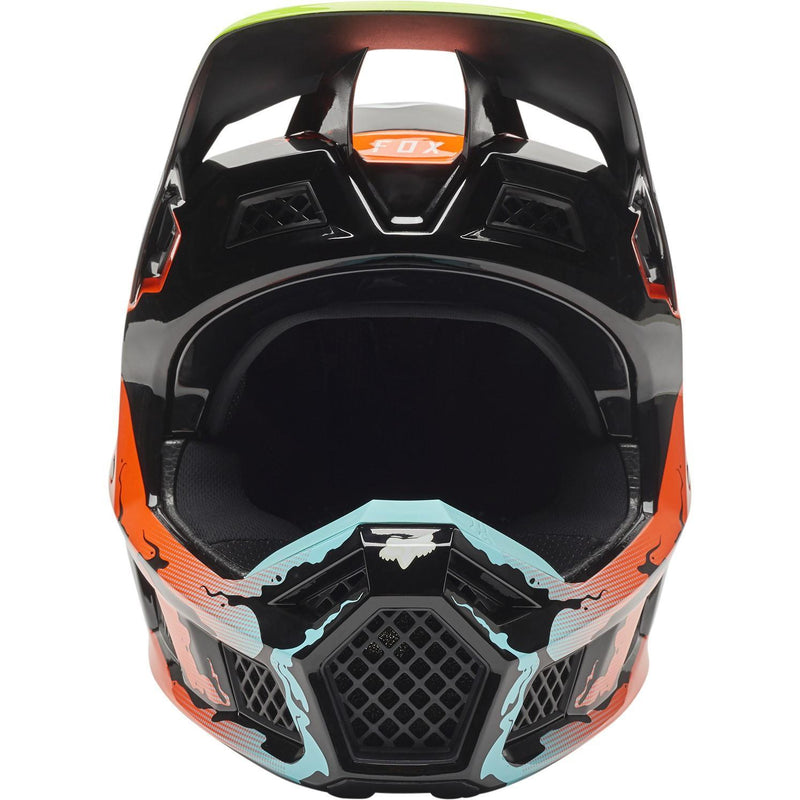 Casco Moto V3 Rs Pyre Multicolor Fox Racing - Rideshop