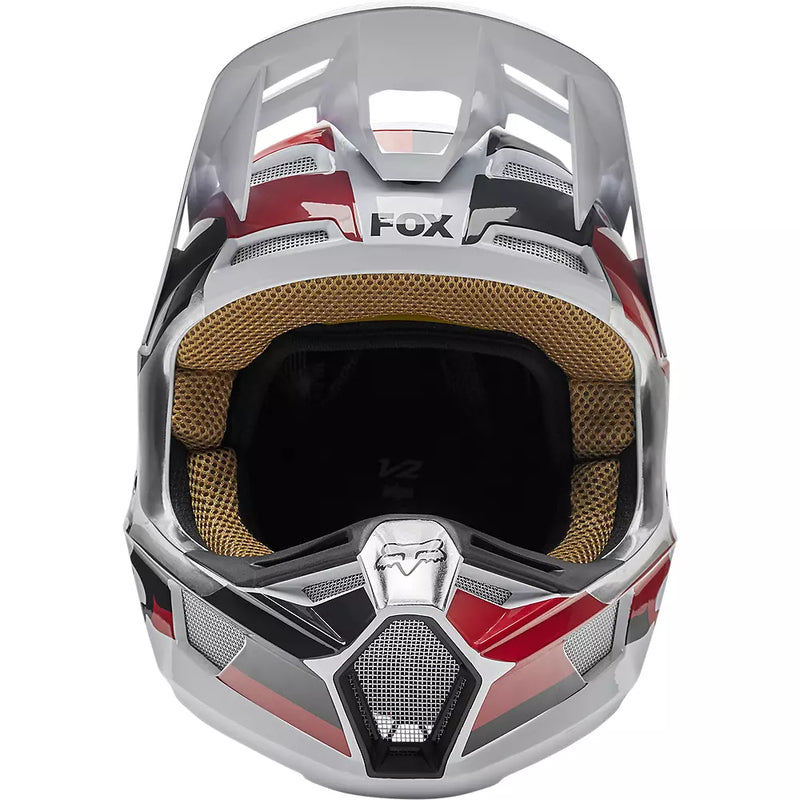 Casco Moto V2 Paddox Rojo Fox Racing - Rideshop