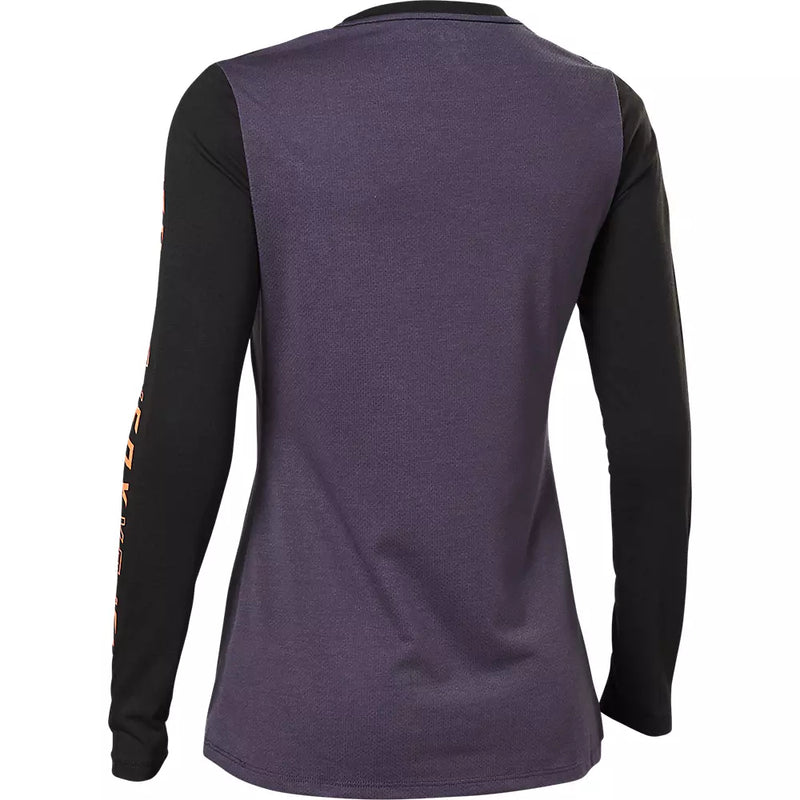 FOX Polera Bicicleta Mujer Ranger Drirelease Manga Larga Negro - Rideshop