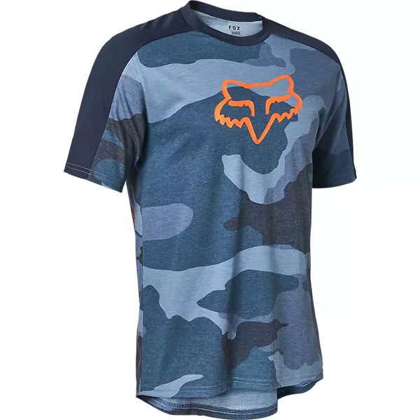 FOX Polera Bicicleta Ranger Drirelease Camo Azul - Rideshop