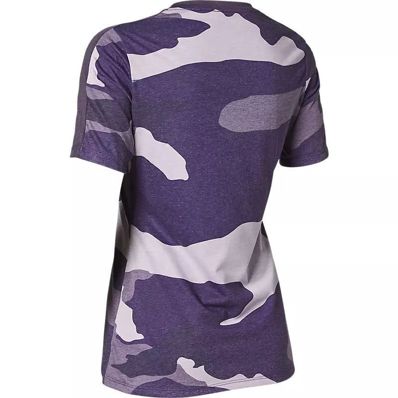 FOX Polera Bicicleta Mujer Drirelease Camo Morado - Rideshop