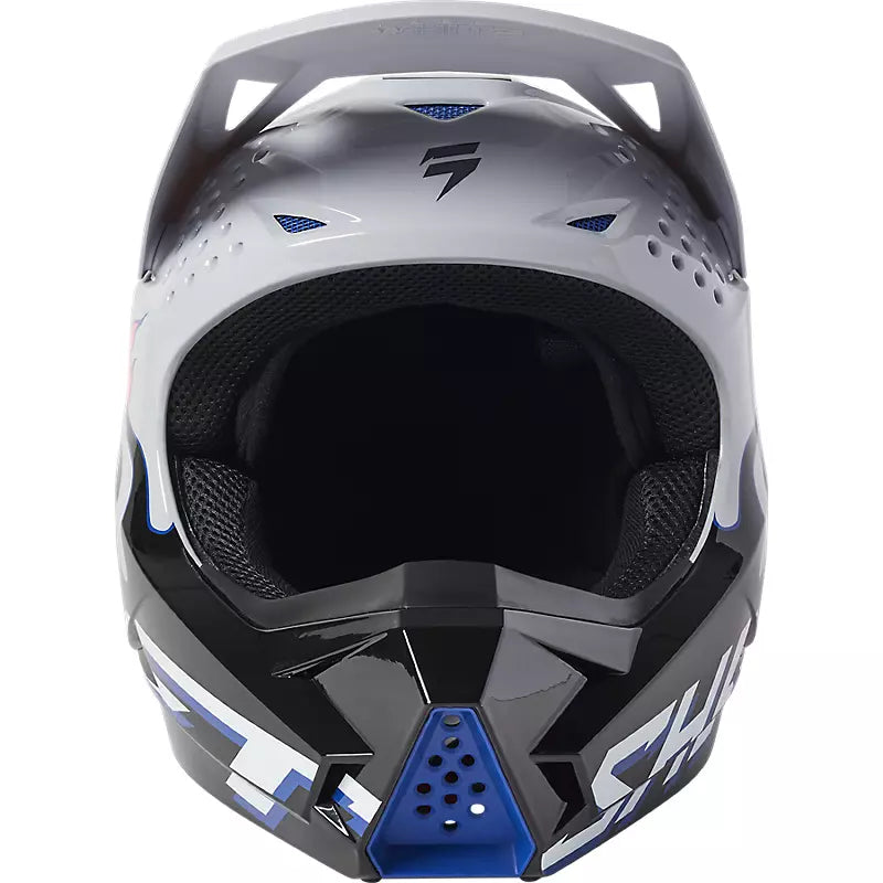 Shift Casco Moto White Label Burntable Gris/Negro - Rideshop