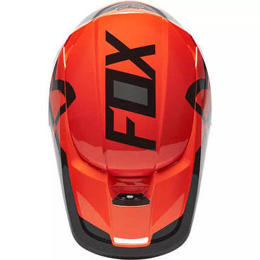 Casco Moto V1 Lux Naranjo Fox Racing - Rideshop