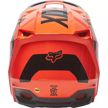 Casco Moto V1 Lux Naranjo Fox Racing - Rideshop