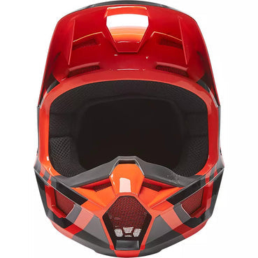 Casco Moto V1 Lux Naranjo Fox Racing - Rideshop