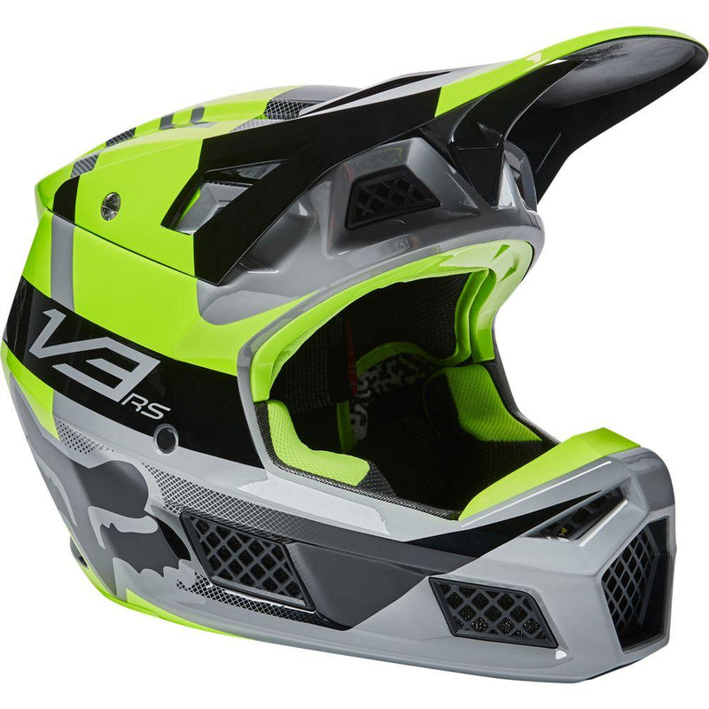 Casco V3 Rs Riet Ece [Flo Ylw] Fox Racing - Rideshop