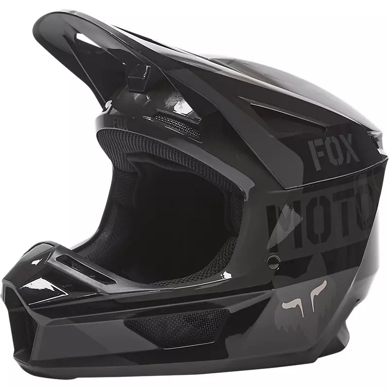 FOX Casco Moto V2 Nobyl Negro - Rideshop