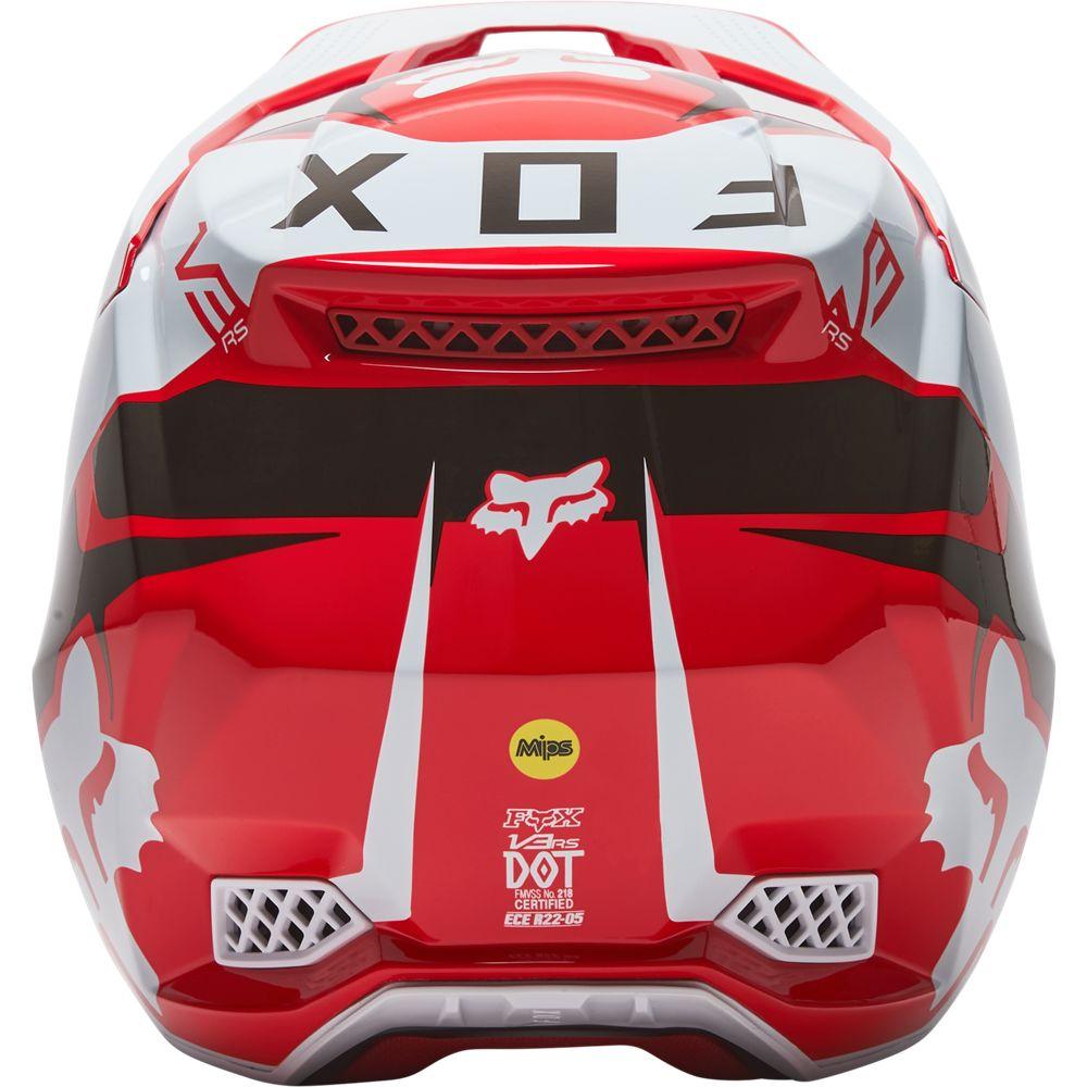 Casco V3 Rs Mirer Ece [Flo Red] Fox Racing - Rideshop