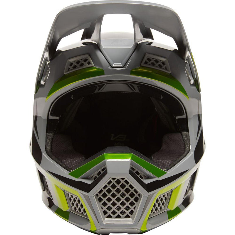 Casco V3 Rs Mirer Ece [Flo Ylw] Fox Racing - Rideshop