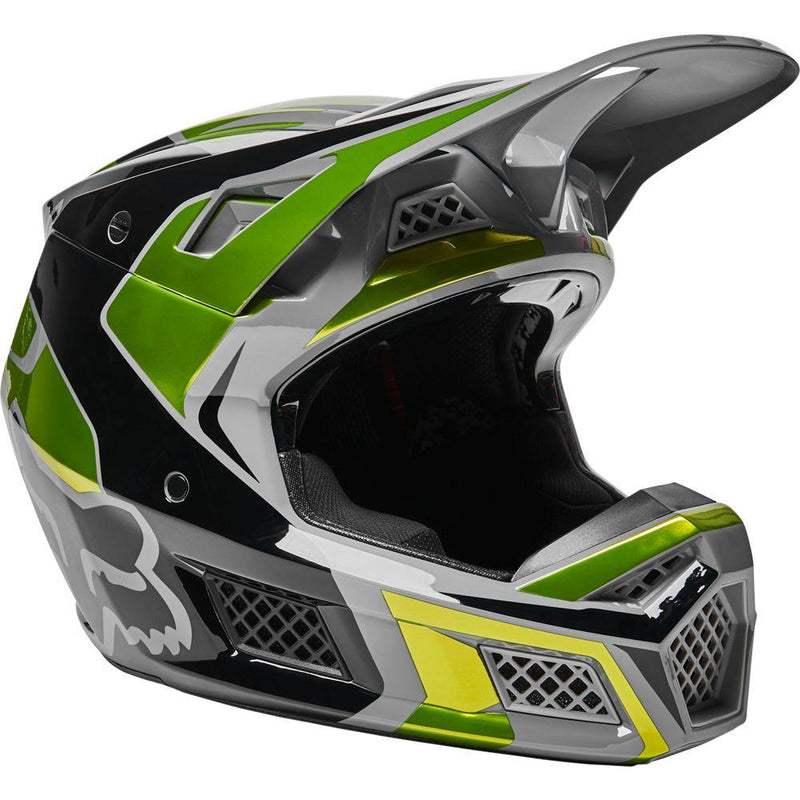 Casco V3 Rs Mirer Ece [Flo Ylw] Fox Racing - Rideshop