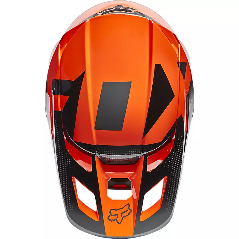 FOX Casco Moto V2 Dier Naranjo - Rideshop