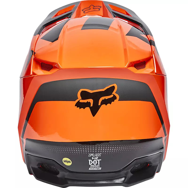 FOX Casco Moto V2 Dier Naranjo - Rideshop