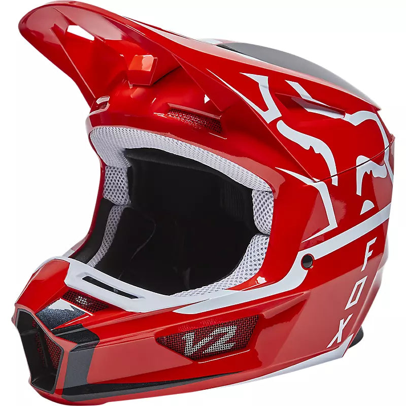 FOX Casco Moto V2 Merz Rojo - Rideshop