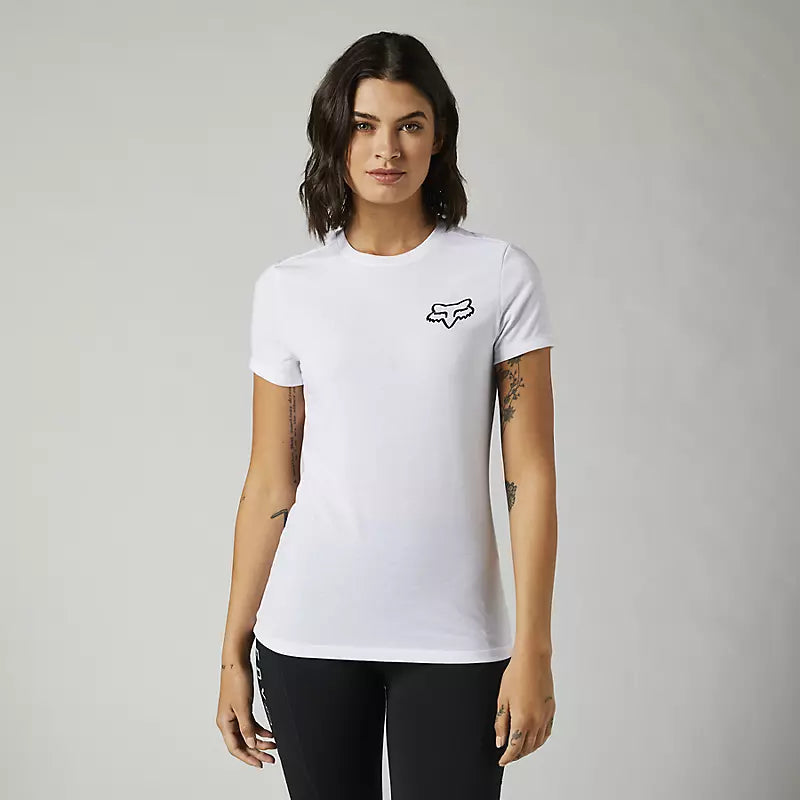 Polera Lifestyle Mujer Dream On Blanco Fox Racing - Rideshop