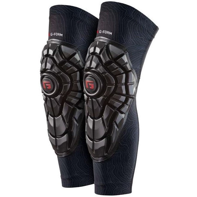 G-Form Elite Knee Guard Black-Black-Topo - Rideshop