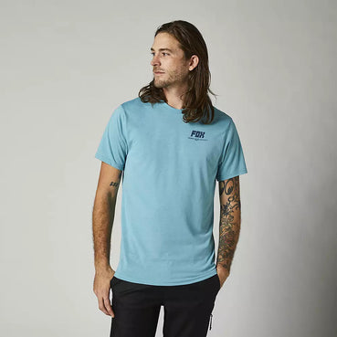 Polera Lifestyle Thread Lightly Celeste Fox Racing - Rideshop