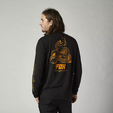 Polera Lifestyle Manga Larga Tread Lightly Negro Fox Racing - Rideshop