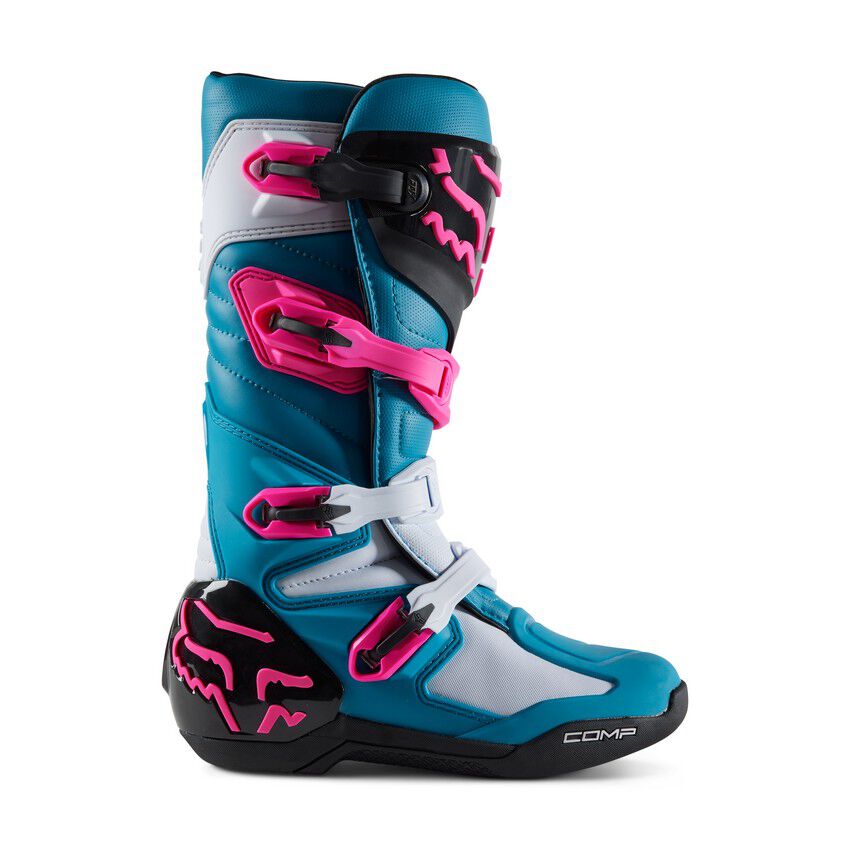 Botas Moto Comp Celeste Fox - Rideshop