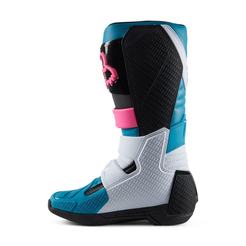 Botas Moto Comp Celeste Fox - Rideshop