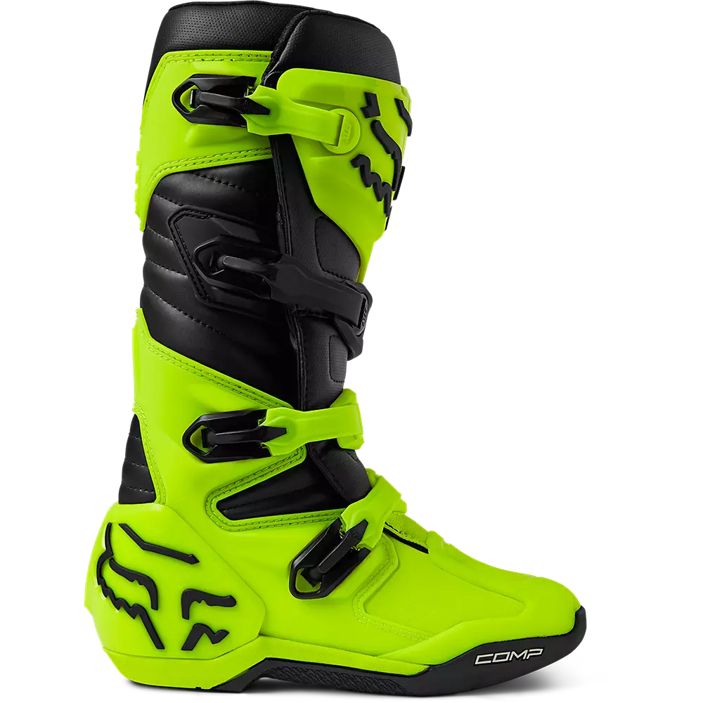 FOX Botas Moto Comp Amarillo - Rideshop