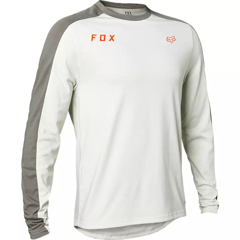 FOX Polera Bicicleta Ranger Drirelease® Slide Mid Blanco - Rideshop