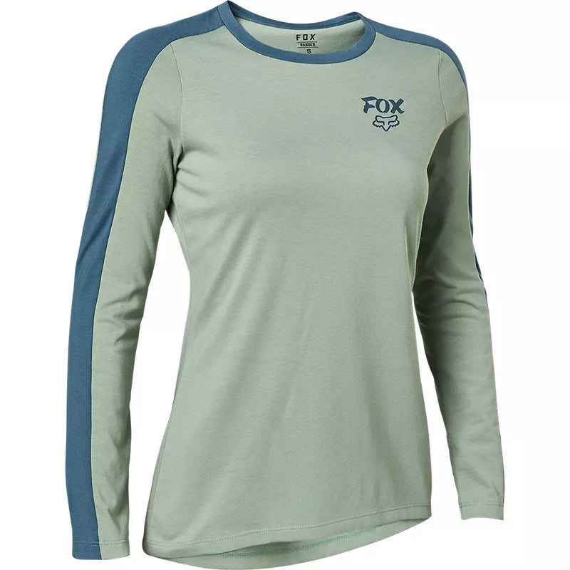 FOX Polera Bicicleta Mujer Ranger Drirelease® Mid Azul - Rideshop