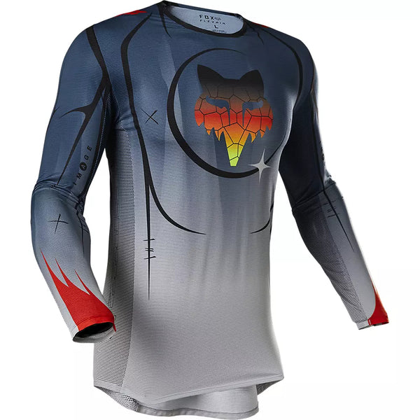 Polera Moto Flexair Skarz Limited Edition Azul Fox Racing - Rideshop