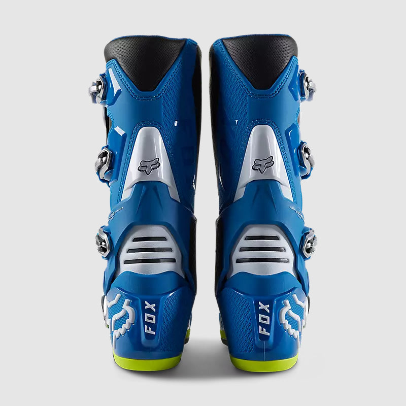FOX Botas Moto Motion Azul/Amarillo - Rideshop
