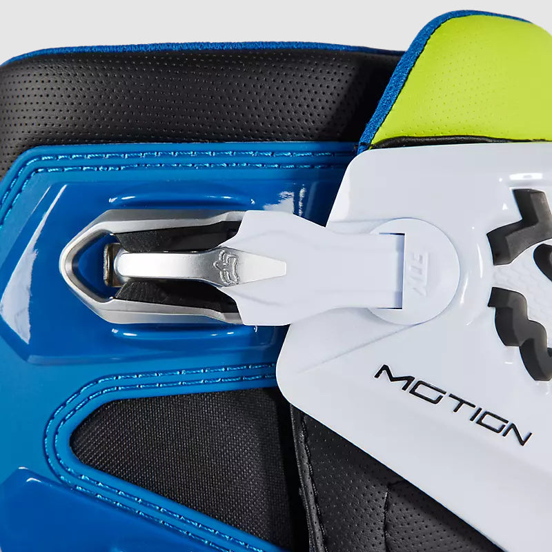 FOX Botas Moto Motion Azul/Amarillo - Rideshop