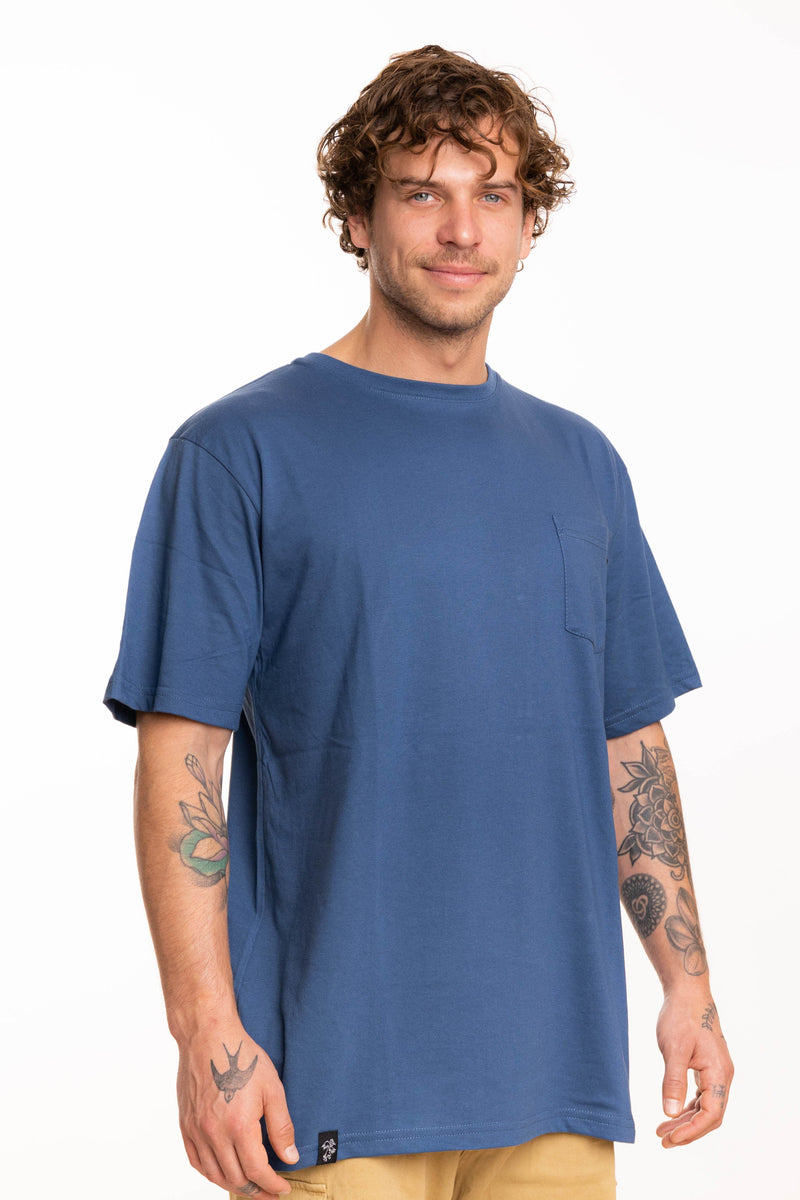 Toke Polera Bolsillo Azul - Rideshop