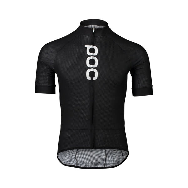 Poc Tricota Essential Road Logo Jersey Uranium Black - Rideshop