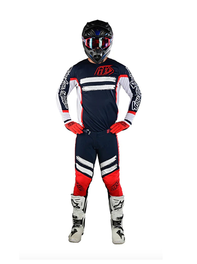 Troy Lee Designs Polera de Moto Se Pro Marker Azul / Rojo - Rideshop