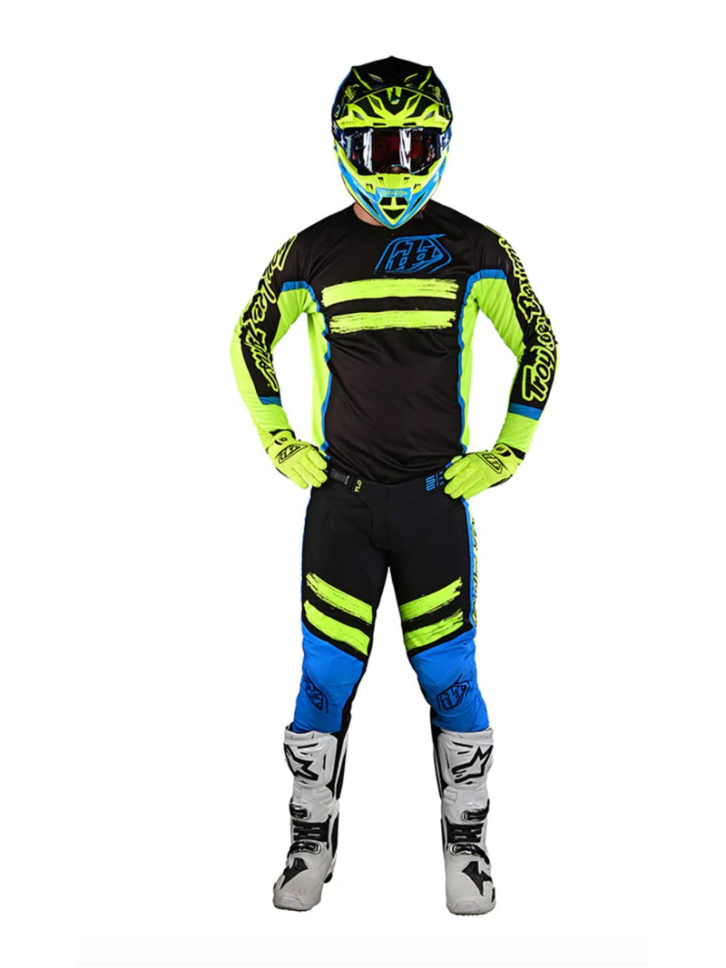 Troy Lee Designs Polera de Moto Se Pro Marker Negro / Amarillo - Rideshop