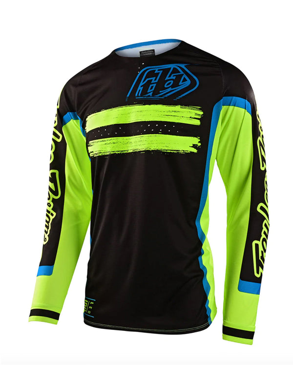 Troy Lee Designs Polera de Moto Se Pro Marker Negro / Amarillo - Rideshop