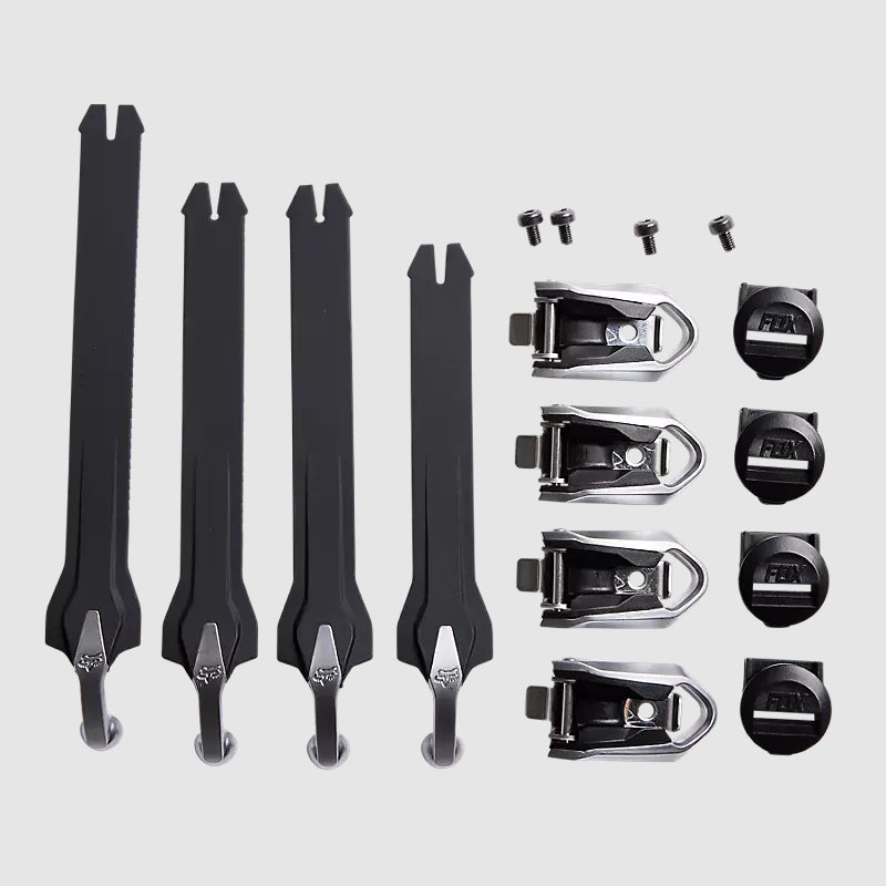 Repuesto Bota Moto Motion Strap Kit Negro/Gris Fox - Rideshop
