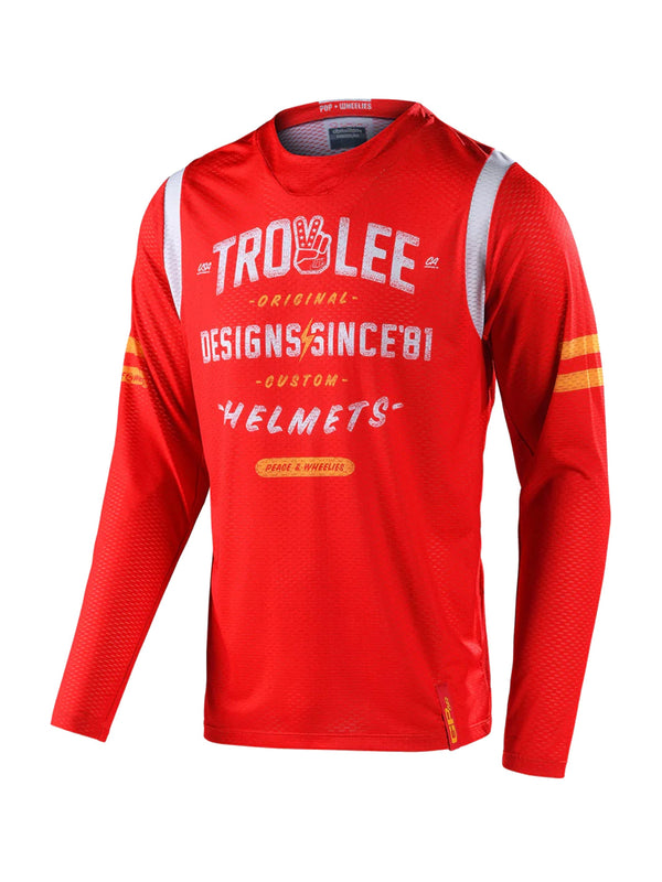 Troy Lee Designs Polera Gp Air Roll Out Roja - Rideshop