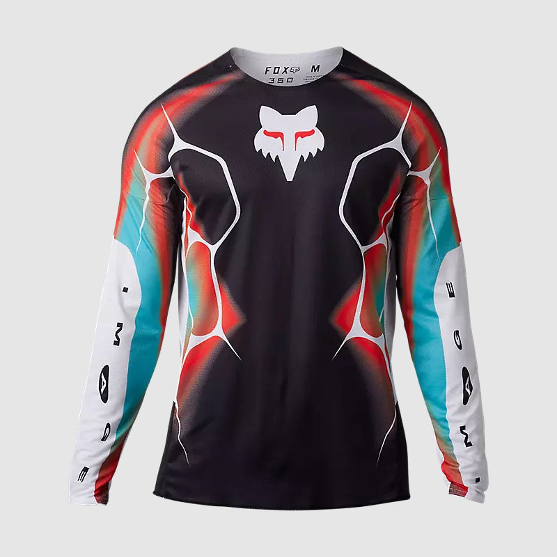 Polera Moto 360 Syz Negro/Blanco/Rojo Fox - Rideshop